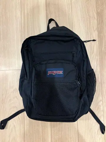 잔스포츠 럭색 대용량 블랙 나일론 로고