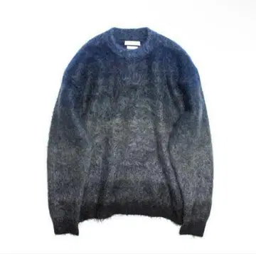 YOKE GRADATION BORDER CREW KNIT 니트 별주