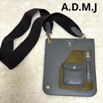 [ 미사용급 ] admj 헤어 카프 플랫 바디백 A.D.M.J