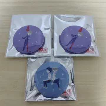 에반게리온 유루 팔레트 트레이딩 직물 캔뱃지 3개 세트