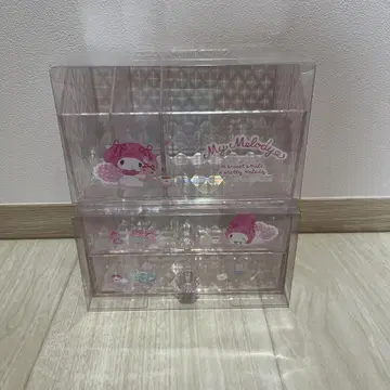 산리오 마이멜로디 화장품 오거나이저 체스트 세트