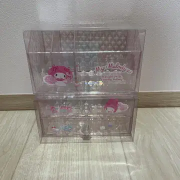 가격 인하 산리오 마이멜로디 화장품 오거나이저 가슴 세트