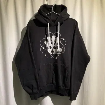 90's [hanes] usa제 후드티 블랙