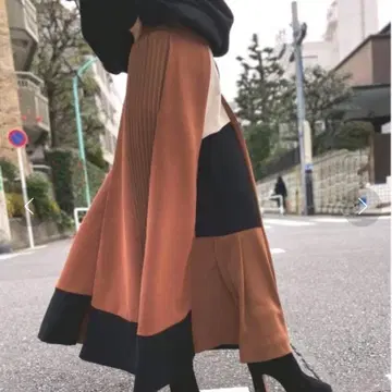 인기 아메리빈티지 Color scheme skirt M 사이즈