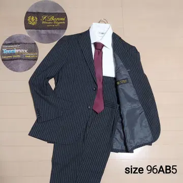 컨디션 최상 F.Baroni x Tessimax 수트 스트라이프 AB5