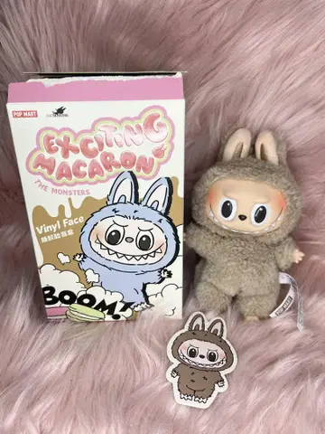 LABUBU THE MONSTERS 마카롱 봉제 인형 Toffee