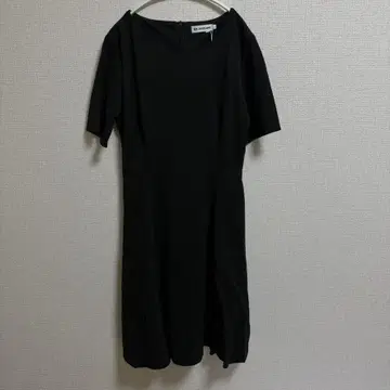 반팔 미니 원피스 블랙 XL 포멀 심플 럭셔리 출퇴근 새상품급