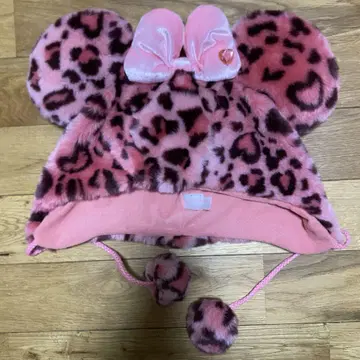 디즈니 레오파드 무늬 팬캡