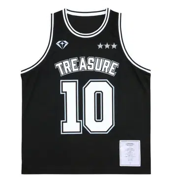 TREASURE 농구 저지 10 블랙