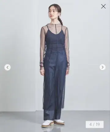 유나이티드 애로우즈 시어 원피스