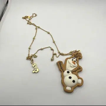 Q-pot. Disney 슈가 쿠키 목걸이 올라프