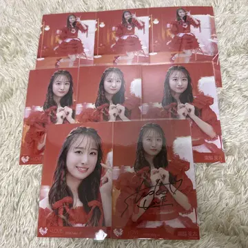 토쿠베츄 컴프 브로마이드 타키와키 쇼코 이코러브 친필