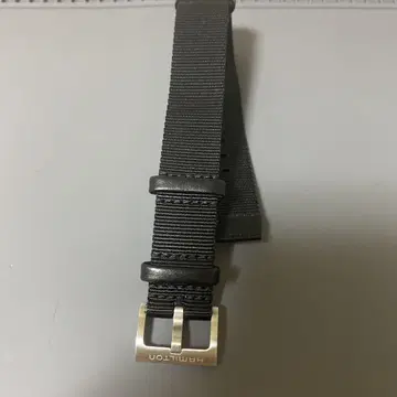 해밀턴 정품 나일론 벨트 블랙 20mm