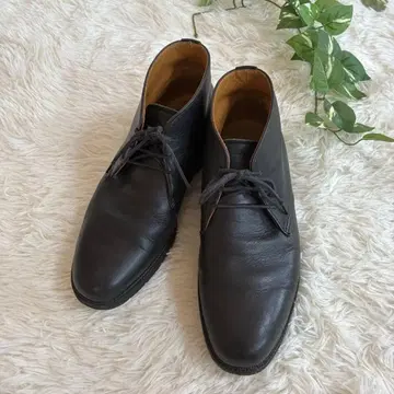 REGAL COUNTRY 처카 부츠 가죽 신발 블랙