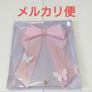 후쿠야 아크릴 프레임 리본 파피용 핑크 카와구치 한정판 디자인
