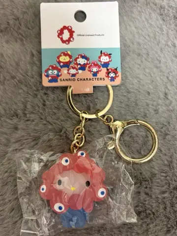 오사카 간사이 만박 입체 마스코트 클리어 컬러 키링