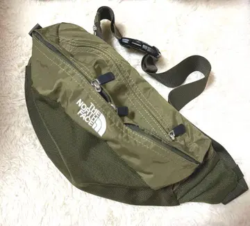 THE NORTH FACE 바디백 올리브 그린 웨스트 파우치