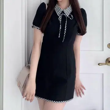 올리브 데 올리브 3way 도킹 미니 원피스 블랙