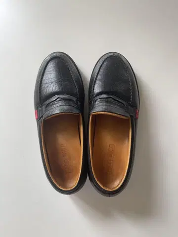neon sign ACTIVE LOAFER/46/BLK/가죽