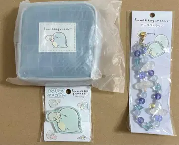 스미코구라시 스미코 드로잉 토카게 비즈 스트랩 파우치