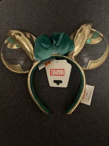 택 포함 새상품 MARVEL 로키 머리띠 디즈니 빌런즈 할로윈