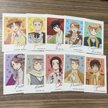 헤타리아 스위츠 퍼레이드 전 10종 메디코스 특전 미니 카드 컴프 세트