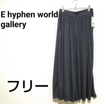 새상품 E-world gallery 팬츠 네이비 F