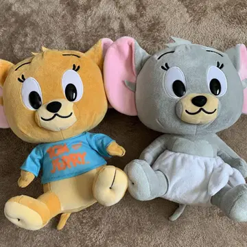 톰과 제리 제리와 타피 빅 봉제 인형 2개