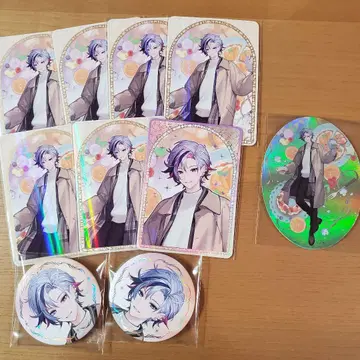니지산지 ART OF NIJISANJI 카드 캔뱃지 특전 후와 미나토