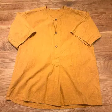 초레어 러시아군 린넨t셔츠 후염색