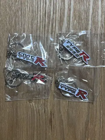 Honda/MUGEN TYPE R 엠블럼 키링 4개 세트