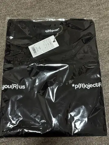 *p(R)jectR 블랙 T셔츠 XL
