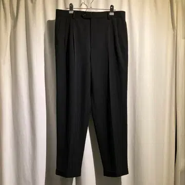 vintage [ Joseph & Feiss ] 2턱 와이드 슬랙스 블랙