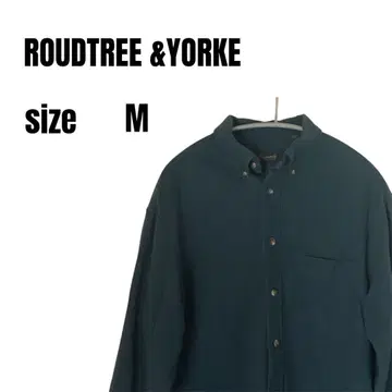 ROUDTREE & YORKE 다크 그린 셔츠