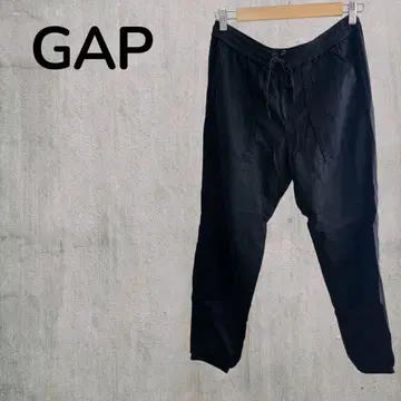 [ 갭 ] GAP 남성 바지 바지 블랙 M 허리밴딩 캐주얼
