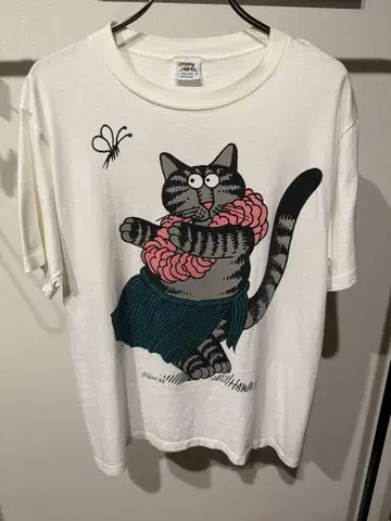 USA제 crazy shirt 크리밤캣 T셔츠