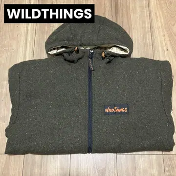 WILDTHINGS 후드 부착 자켓 올리브 그린