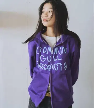 common gull products. 더블 지퍼 후드티