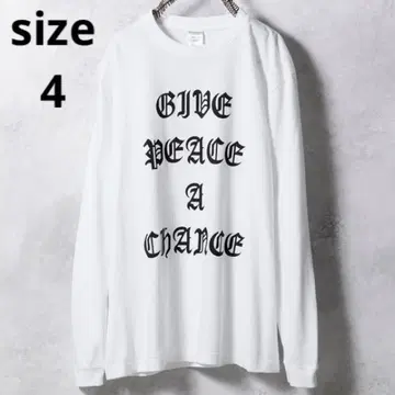 GIVE PEACE A CHANCE L/S 기브 피스 어 찬스 로고