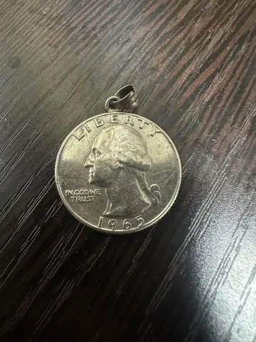 코인 펜던트 탑 미국 SILVER 1965년 액세서리 은