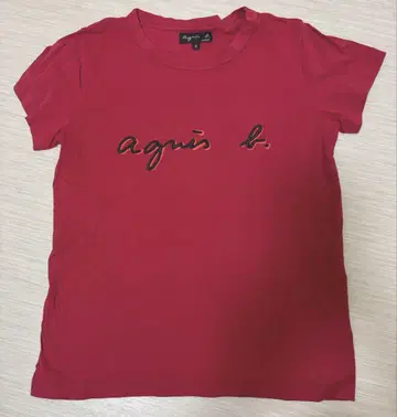#agnes b#빨간색#T셔츠#여성용#S