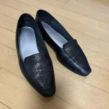 히미코 watermassage 블랙 라멜로 힐 24cm