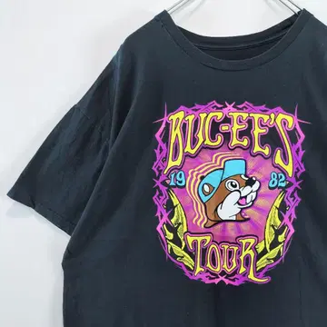 US 구제 의류 Buc-ee's 버키스 양면 디자인 반팔 티셔츠 2XL