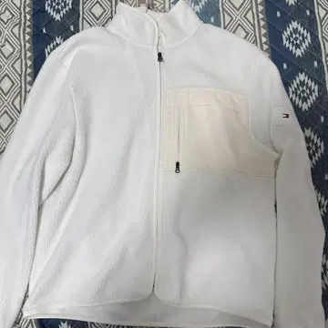 TOMMY HILFIGER 플리스 자켓 화이트