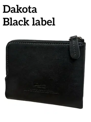 미사용품 완판 다코타 블랙 라벨 접이식 지갑 블랙