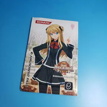 [ 미사용 ] 퀴즈 매직 아카데미 7 e-AMUSEMENT PASS 샤론