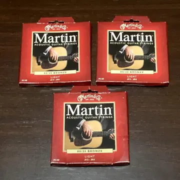 Martin M140 어쿠스틱 기타 줄 라이트 게이지 통기타 세트
