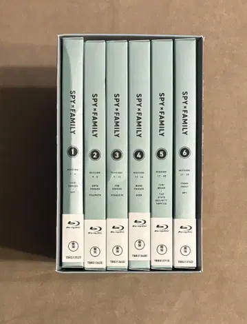한정판 수납 박스 포함 SPY x FAMILY Blu-Ray 전권 세트