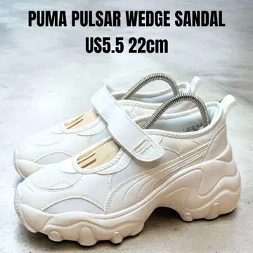 2025년산 새상품급 PUMA 푸마 팔서 웨지 샌들 22cm