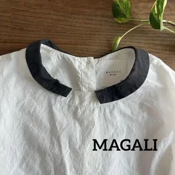 MAGALI 마가리 옷깃 코튼 100% 셔츠